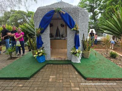 Rio Bonito do IguaÃ§u - Festa N.S. Aparecida atraÃ­ FiÃ©is em Barra Mansa do IguaÃ§u